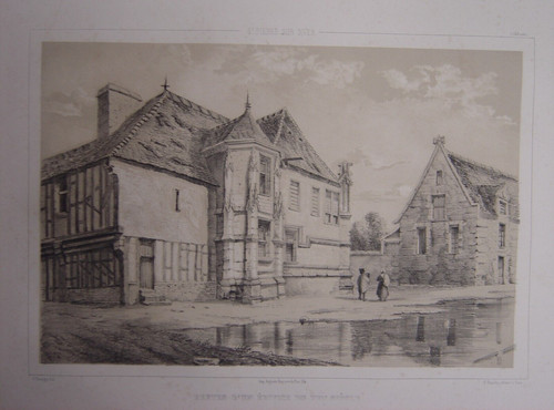 Grande lithographie restes - lithographie,