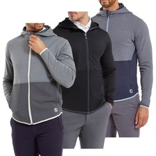 FootJoy Hommes Thermoseries Humidité Mèche Fermeture Éclair Golf Capuche 50% OFF