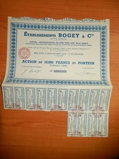 Ancienne action 10.000F -