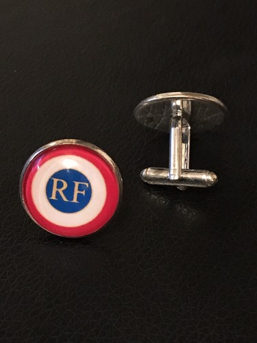 Boutons manchettes cocarde - de,