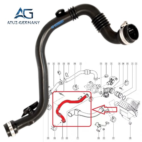 Durite turbo d - turbo, d'origine