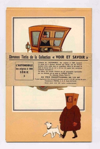 Hergé chromos histoire - hergé,