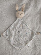 doudou Mouchoir plat lapin
