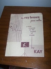 Rare Flyer for KAY Ray Brown Jazz Cello - Stand up Bass