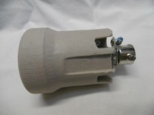 Douille E 27 en porcelaine, à