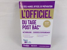 MANUEL OFFICIEL DE PREPARATION DU TAGE POST BAC-FNEGE-METHODOLOGIE-ENTRAINEMENT