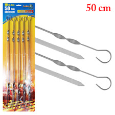10X Brochettes à viande INOX