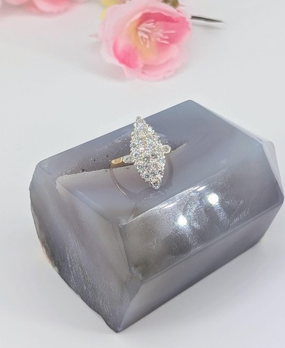 Bague marquise ornée une - bague,