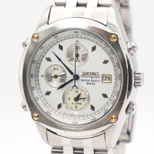 Chronographe seiko 7t32 6j50 - chronographe, 7t32-6j50