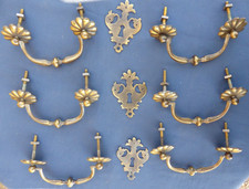 6 poignées pendantes rosaces