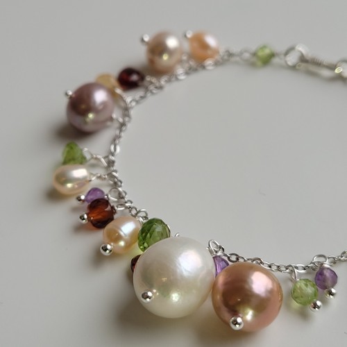 Bracelet argent pierre - bracelet,
