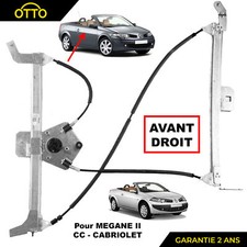 Leve Vitre Avant Droit Passager LHD Megane 2 CC CABRIOLET 8201010931 8200403242