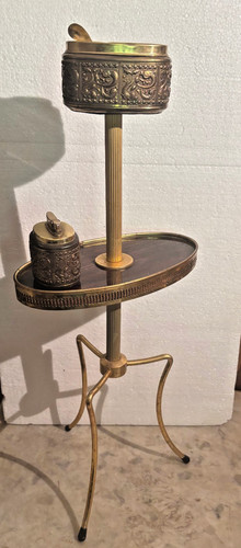 Cendrier sur pied tripode avec - cendrier,