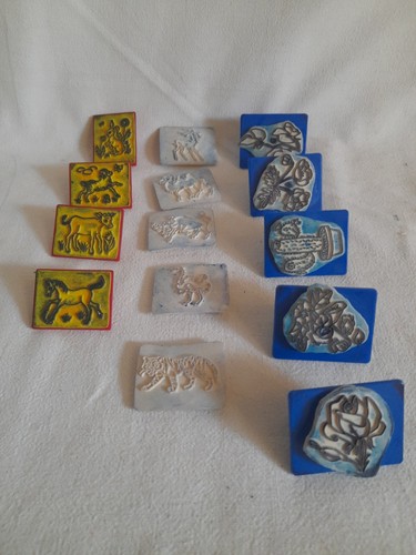 Lot ancien tampons - de, 14