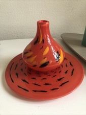 Grand Vase Verre D Art Vintage