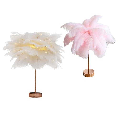 Romantique plume lampe - lampe, de