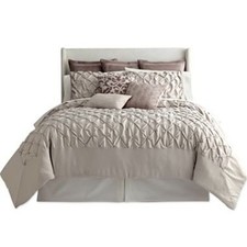 Royal Velvet Gramercy Park Full Size Comforter Shams Set Color Gray Mist New