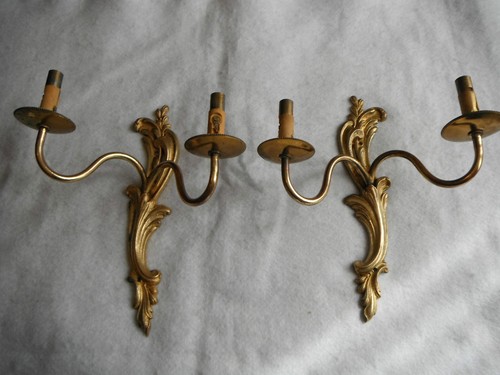 Ancienne paire applique en - ancienne,