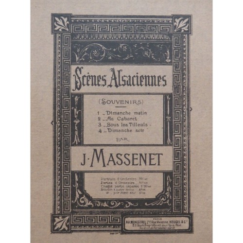 Massenet jules scènes - jules,