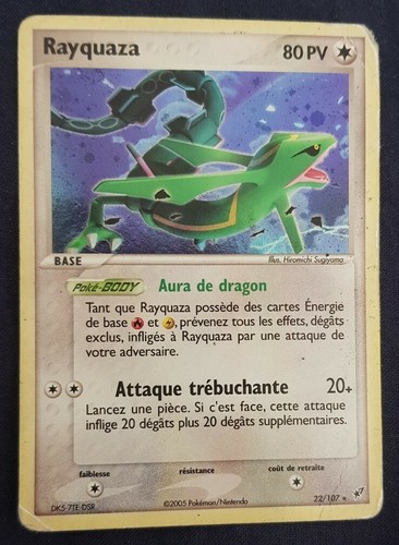 Carte pokemon rayquaza holo - carte,