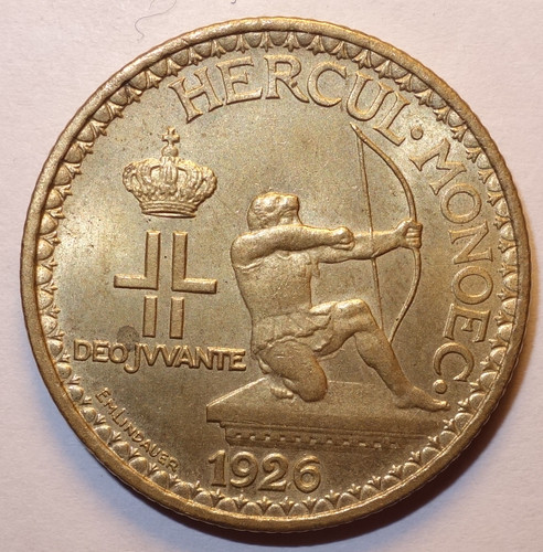 Monaco francs louis ii 1926 - 2,