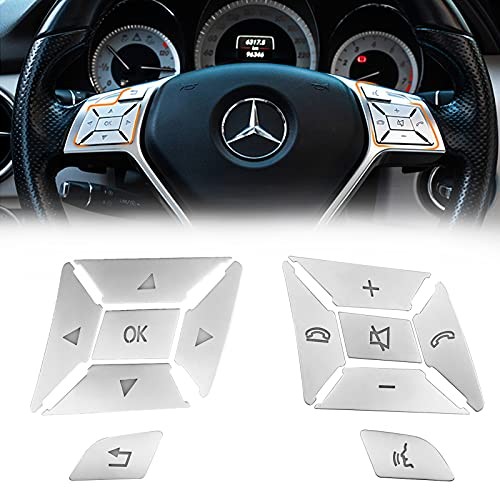 Steering wheel button sticker - steering,