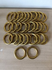 ANNEAUX DE RIDEAUX  EN LAITON   32 Pièces