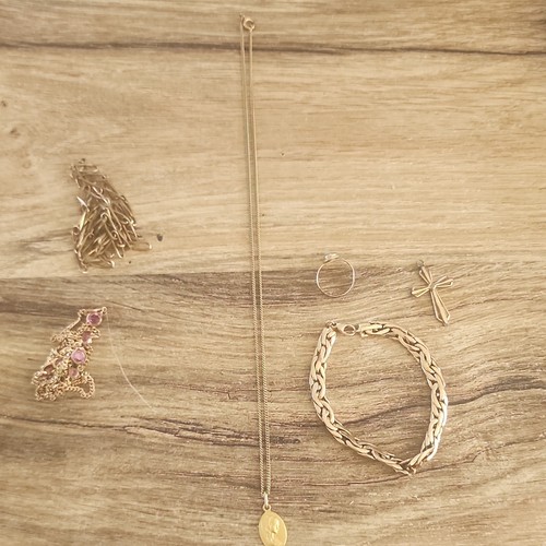Lot bijoux plaqué - , or