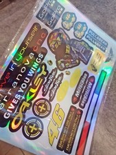 Autocollants casque vr46 rossi