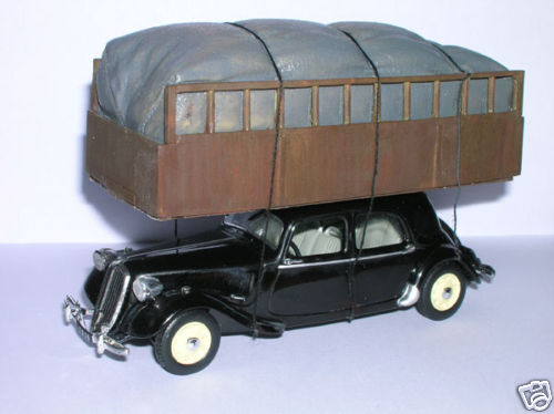 Citroen traction gaziege - 1/43,