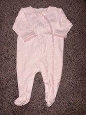 dior baby girl monogram footed