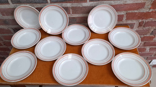 Anciennes assiettes creil - anciennes,