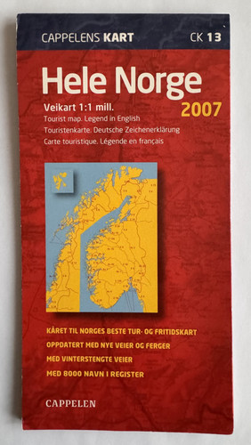 Carte routière touristique - carte,