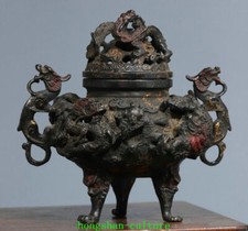 6.2" Old Pure Bronze Dynasty