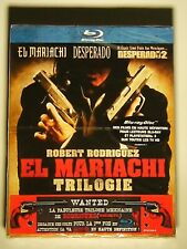 RARE COFFRET 3 BLU-RAY TRILOGIE EL MARIACHI  DESPERADO 1 + 2 ROBERT RODRIGUEZ 