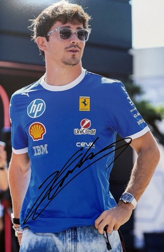 Autographe charles leclerc - charles,