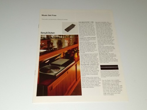 Classic bang olufsen audio - &,