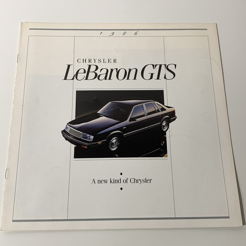 Chrysler lebaron gts - chrysler,