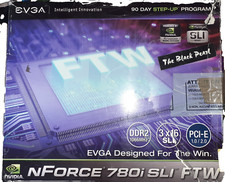 CARTE MERE EVGA TRES TRES RARE INTROUVABLE ET SON PROCESSEUR ET 8 GO DE RAM