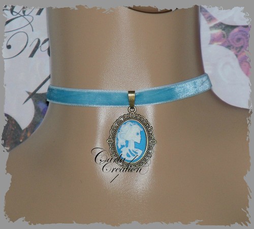 Collier ras cou velours - collier,
