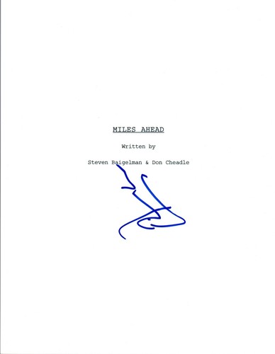 Don cheadle signed - don, autographed