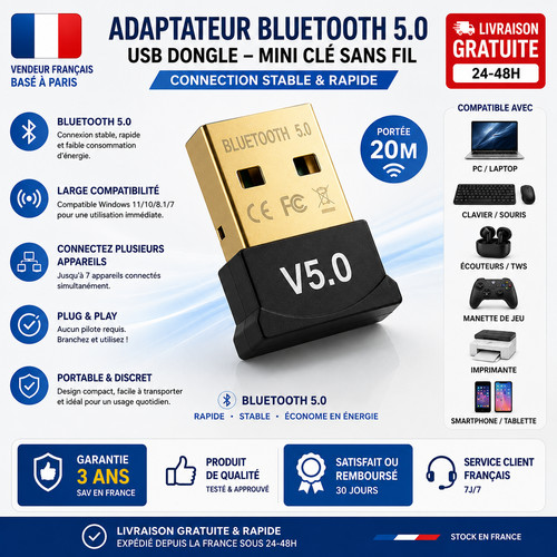 Adaptateur bluetooth usb - adaptateur,