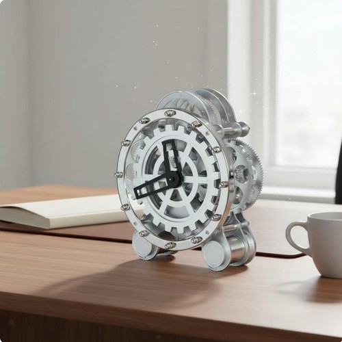 Horloge engrenages - horloge, à