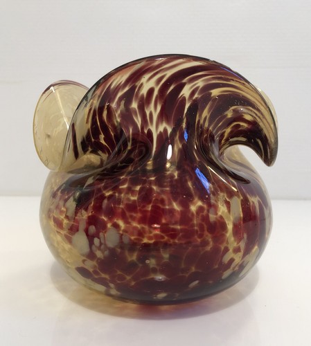 Vase 1900 aumônière - , verre