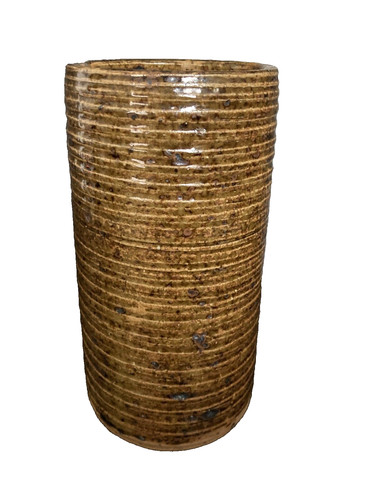 Vase rouleau cylindrique grés - vase,