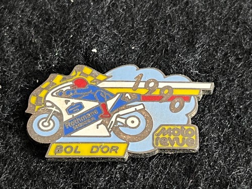 Pin pins enamel moto - enamel, d'or