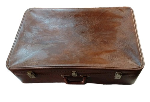Grande valise vintage marron - grande,