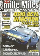 MILLE MILES N°83 A310 4CYL INJ. / DIRECTION-PARALLELISME / 1300S RESTYLEE EN 69