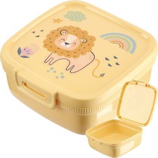 Récipient Curver Snap Box avec diviseur, 0,9 L, jaune