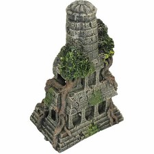 Grand aquarium aquatique ruines de temple cambodgien ornement aquarium 19x15x...